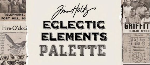 Tim Holtz Eclectic Elements Palette Charcoal