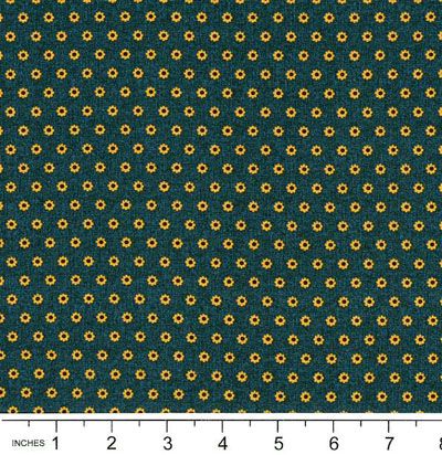 Country Coordinates fabric: Ditzy Flower (per 1/4 metre)