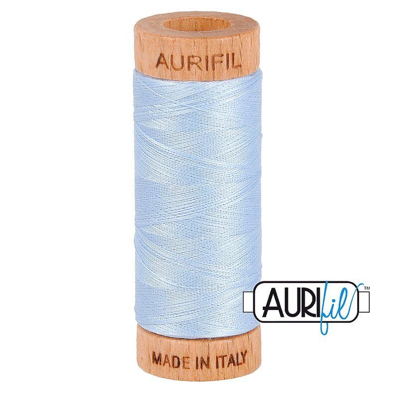 Aurifil 80 Cotton Thread 2710 Light Robins Egg