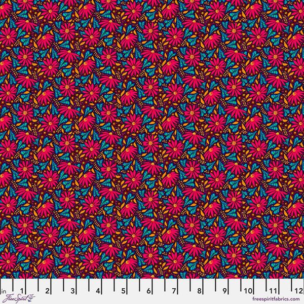 Language of Flowers Fabric: Susan Rouge (per 1/4 metre)