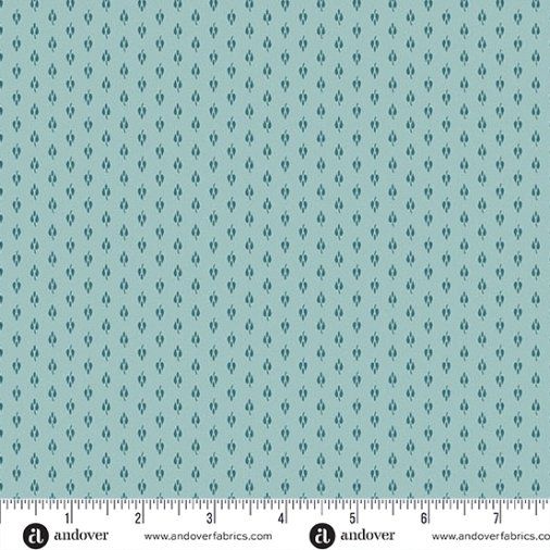 Farmer's Daughter fabric, Hayseed, Garden Green