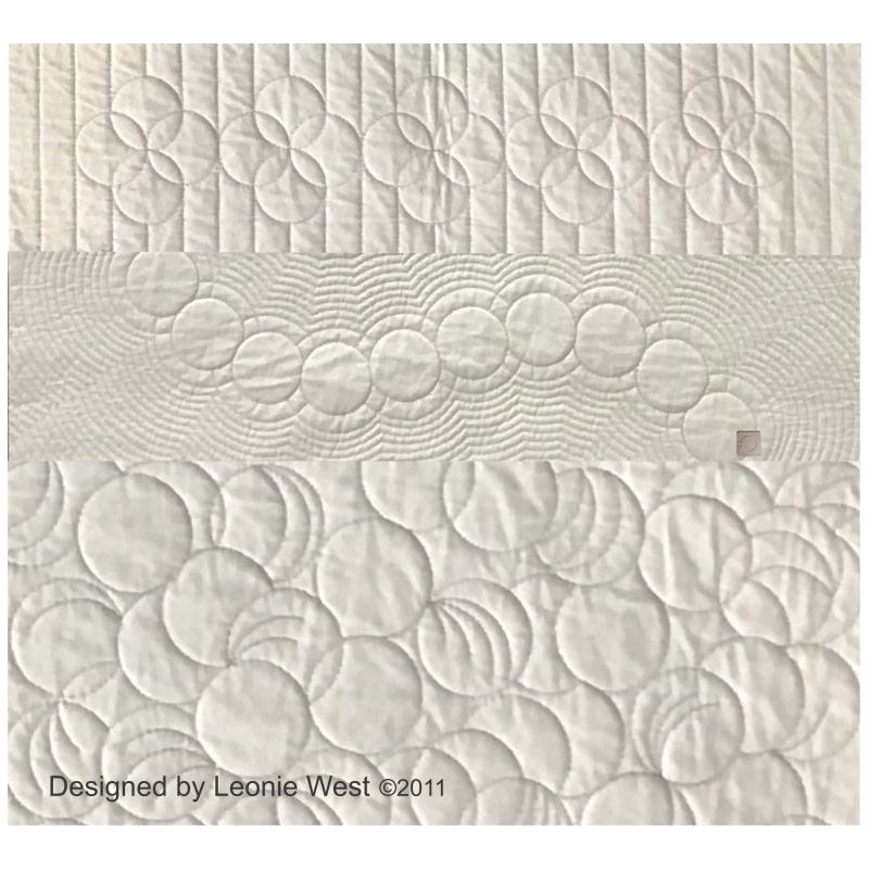 Westalee Ruler Simple Circles Set 1 4 Piece Set (1/2”, 1”, 1 1/2”, 2”)