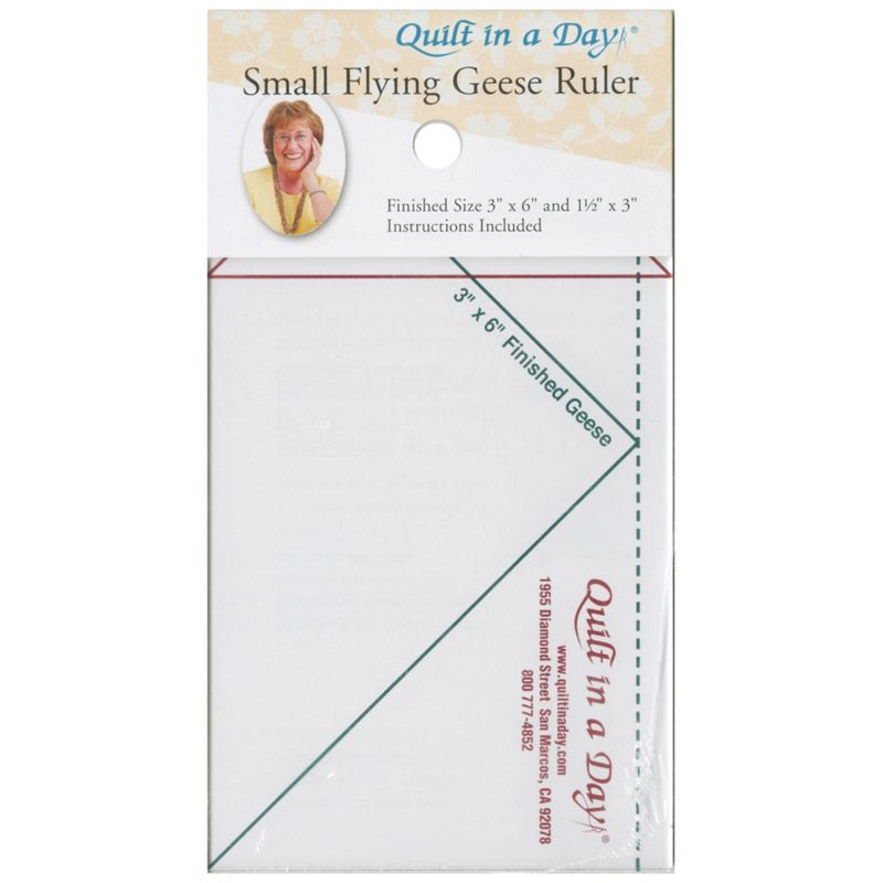 Small Flying Geese Ruler 3-1/2" x 6-1/2"