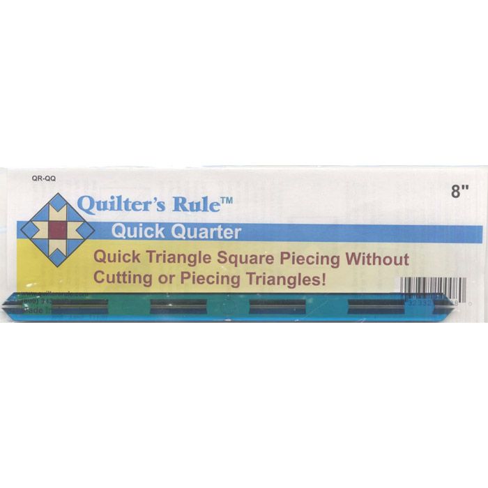 Quilters Rule Quick Quarter 1/2" x 8" Patchwork Ruler Quilters Rule Quick Quarter 1/2" x 8" Patchwork Ruler