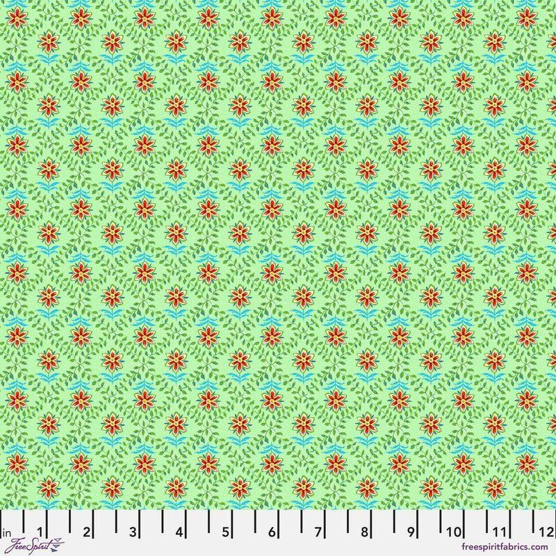 Festival Fabric: Diamonds, Green Festival Fabric: Diamonds, Green