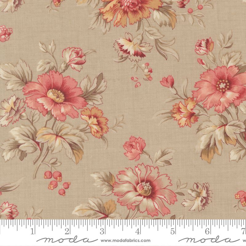 Joie De Vivre fabric, Cosmos, Roche