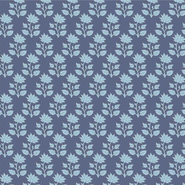 Tilda Sanctuary Blenders fabric: Mira, Blue