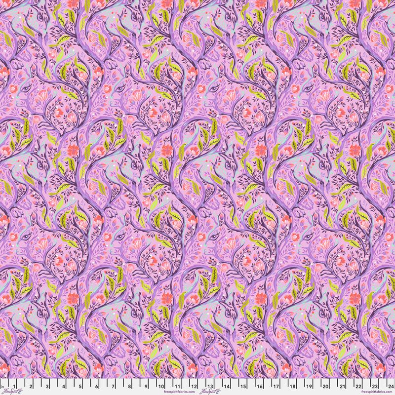 Full Moon Forest fabric: Branch Manager, Blossom