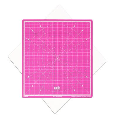 Rotating Rotary Cutting Mat 13" Pink