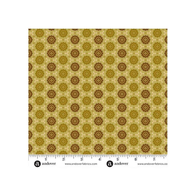 Lush fabric, Nectar, Gold