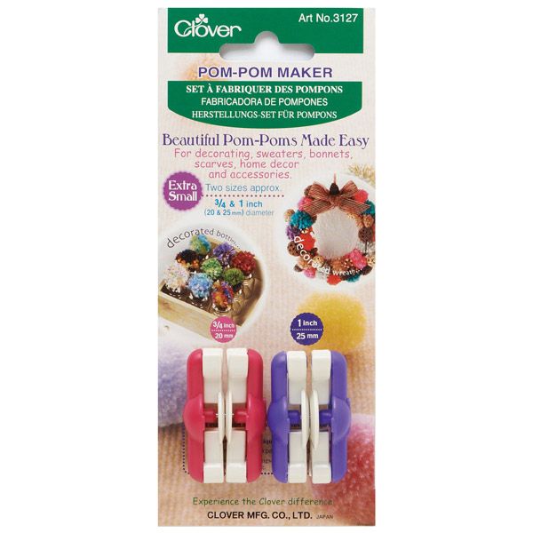 Clover Extra Small Pompom Maker Clover Extra Small Pompom Maker