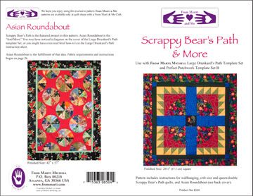 Marti and Me Club Pattern #4 Scrappy Bear's Path & More Marti and Me Club Pattern #4 Scrappy Bear's Path & More
