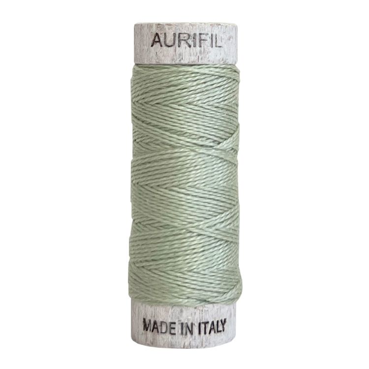 Aurifil 8 Cotton Thread 2843 Light Grey Green