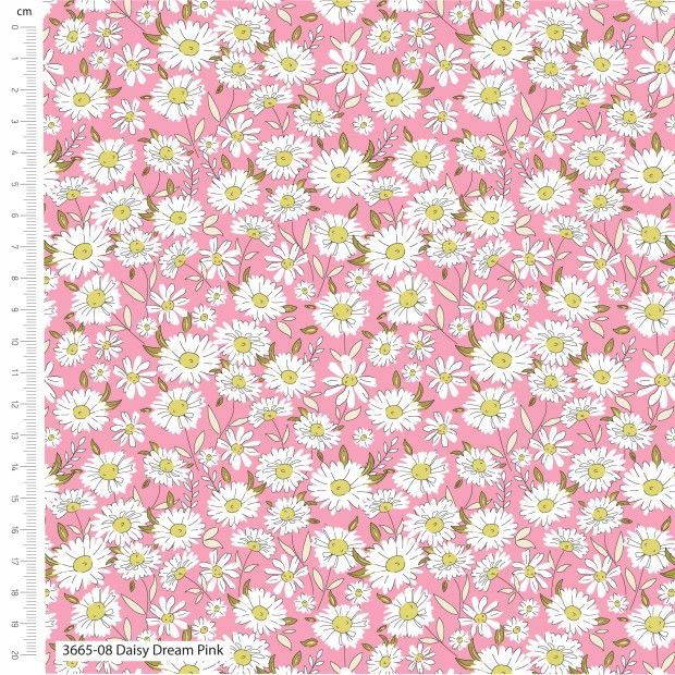 Sweet Blooms fabric: Daisy Dream, Pink Sweet Blooms fabric: Daisy Dream, Pink