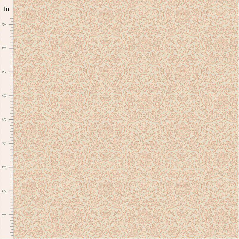 Tilda Songbird Blenders fabric: Lila Peach