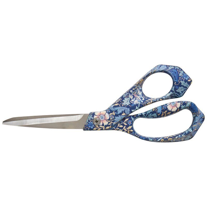 Dressmaking Scissors, Arts & Crafts Woodblock Design