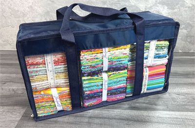 Fat Quarter Bag  Navy
