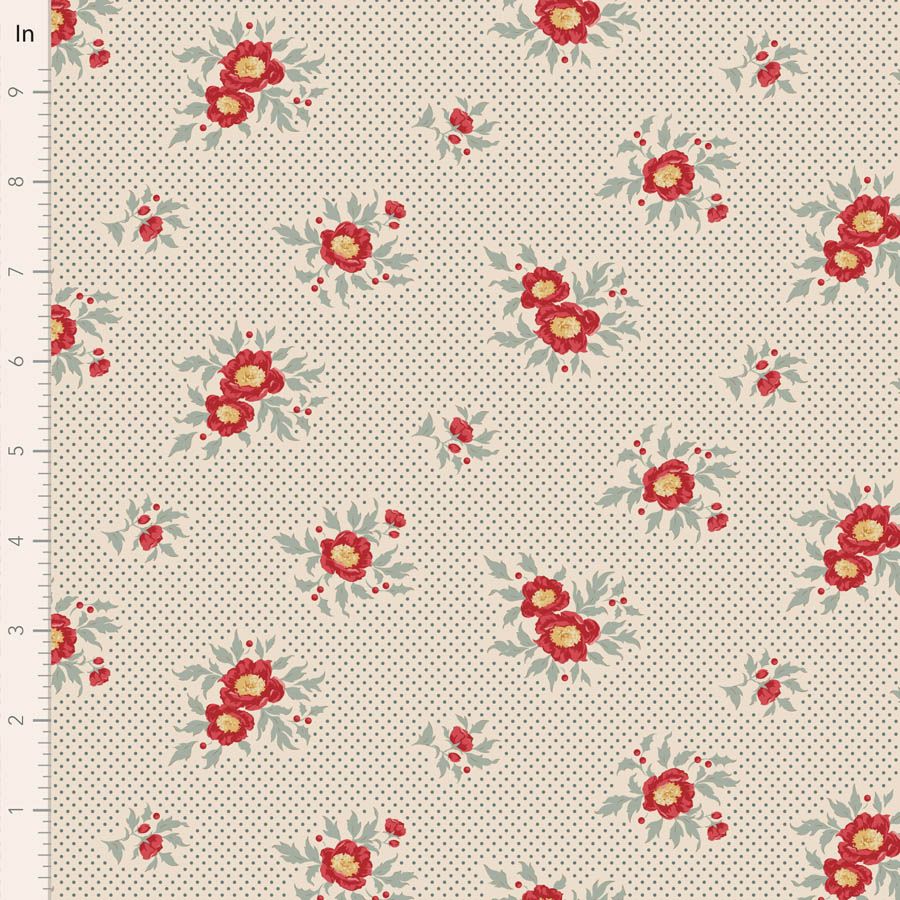 Tilda Merry Little Christmas fabric: Joy, Blue