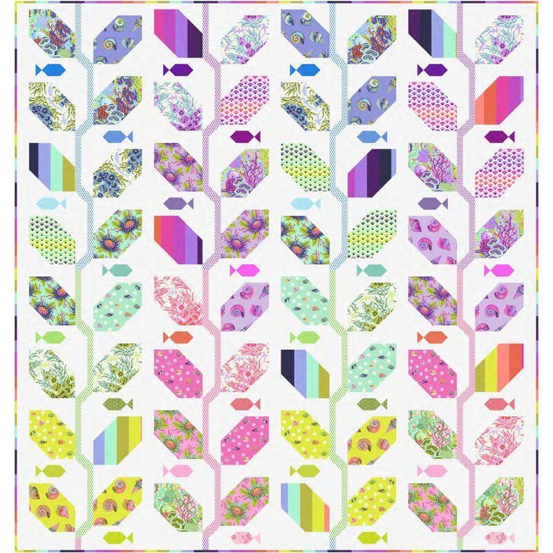 Marine Meadow Quilt Kit Pre Order