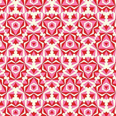 True Kisses fabric: Pursuit Red Hot (per 1/4 metre)