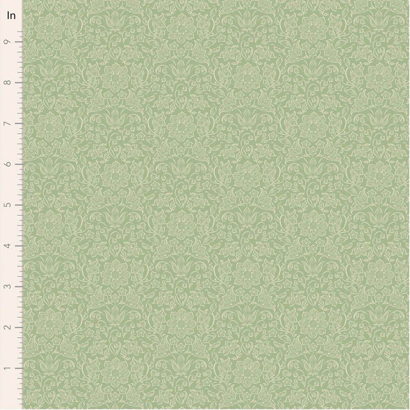 Tilda Songbird Blenders fabric: Lila Sage Mist