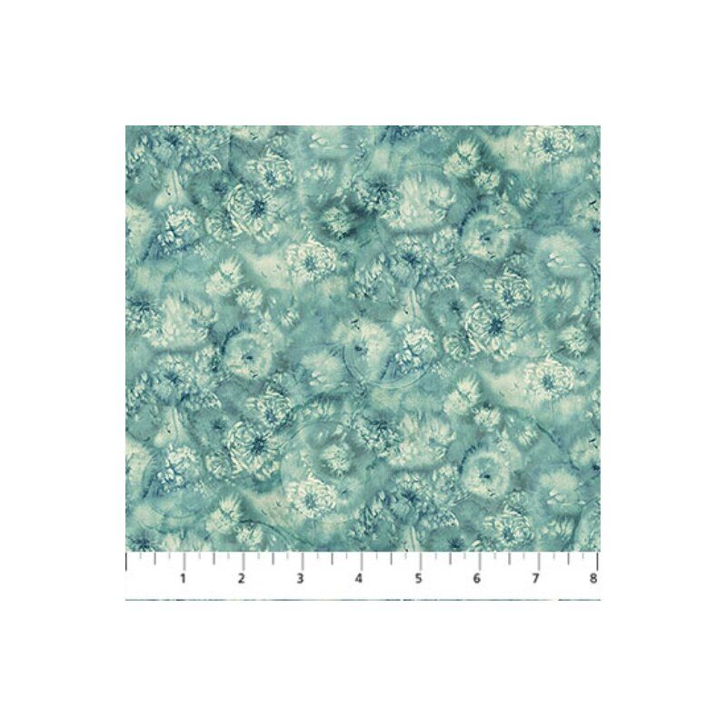 Whisper fabric: Scattered Flowers, Blue