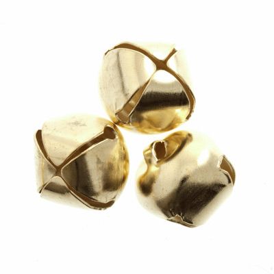 Jingle Bells: 15mm: Gold: 4 Pack Jingle Bells: 15mm: Gold: 4 Pack