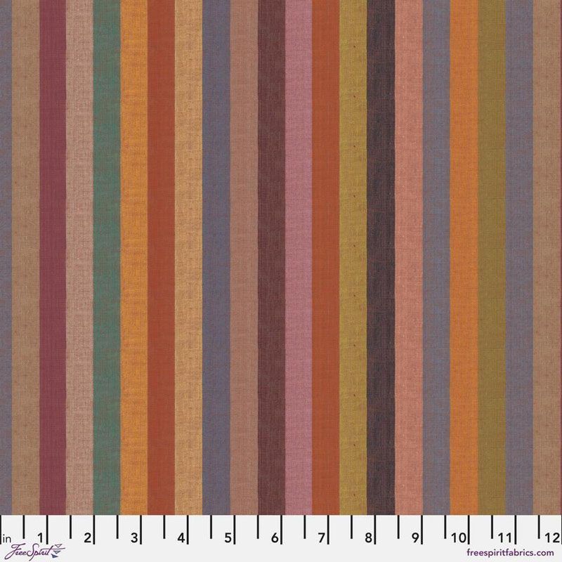 Kaffe Fassett Fabric: Broad Woven Stripe, Dusky