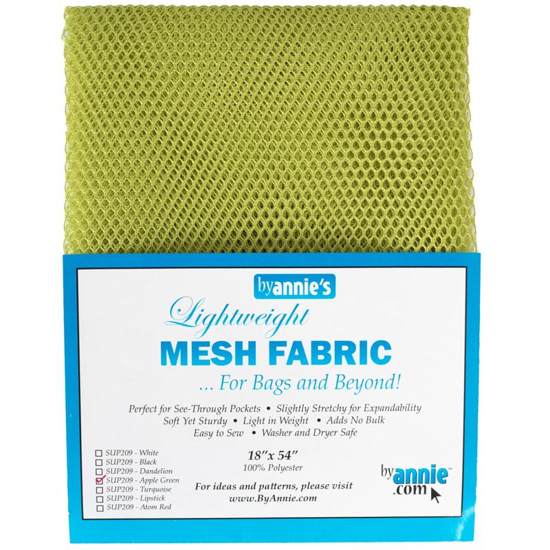 Apple Green Mesh Fabric Pack By Annies