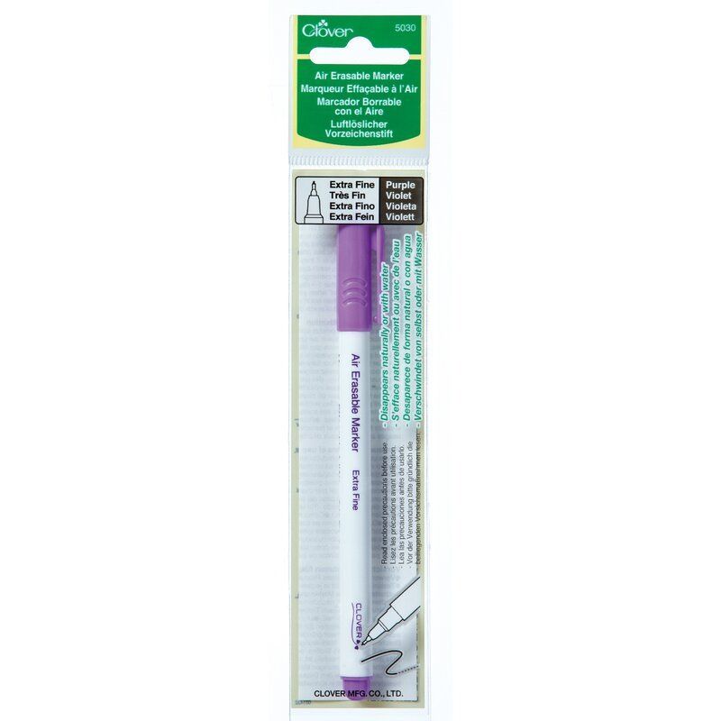 Clover Air Erasable Marker: Extra Fine, Purple