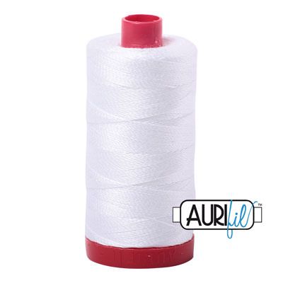 Aurifil 12 Cotton Thread 2024 White Large Spool Aurifil 12 Cotton Thread 2024 White Large Spool