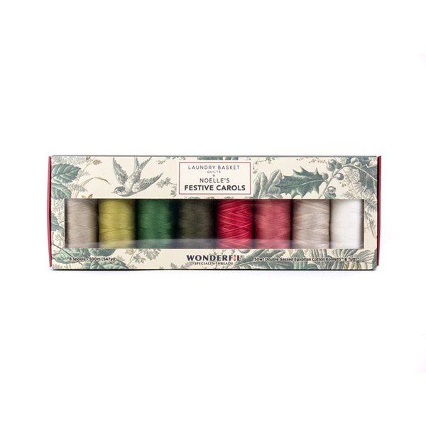 Wonderfil Noelle's Festive Carols Thread Pack by Edyta Sitar Wonderfil Noelle's Festive Carols Thread Pack by Edyta Sitar