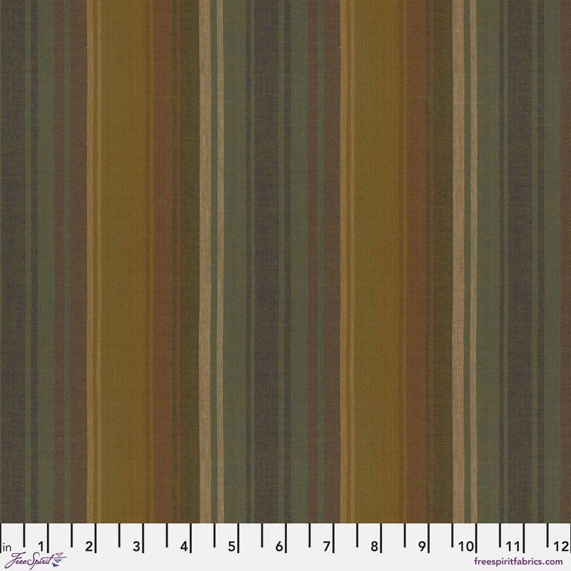 Kaffe Fassett Fabric: Exotic Woven Stripe, Khaki