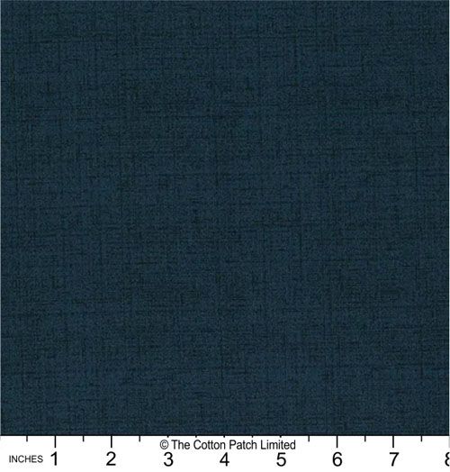 Radiance fabric, Linen Textured, Dark Denim
