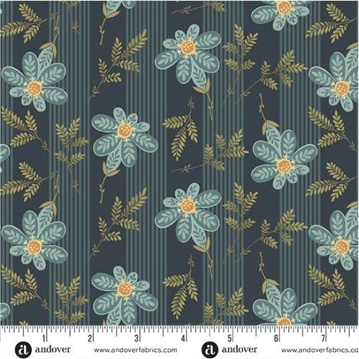 Farmer's Daughter fabric, Apron Strings, Midnight Farmer's Daughter fabric, Apron Strings, Midnight