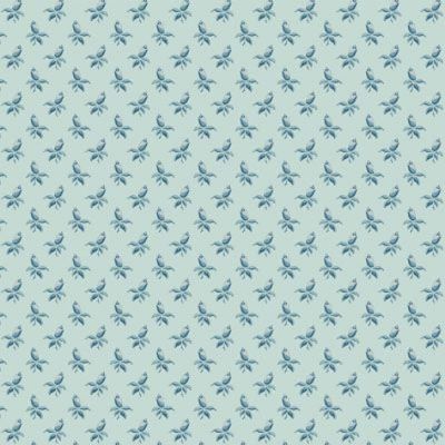 Cocoa Blue fabric: Rosehip Pacific (per 1/4 metre)