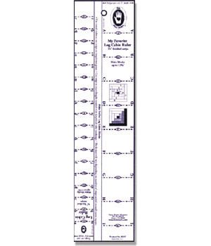Log Cabin Ruler 3/4" and 1 1/2"
