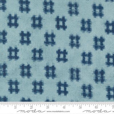 Indigo Blooming fabric: Bara Water Indigo Blooming fabric: Bara Water