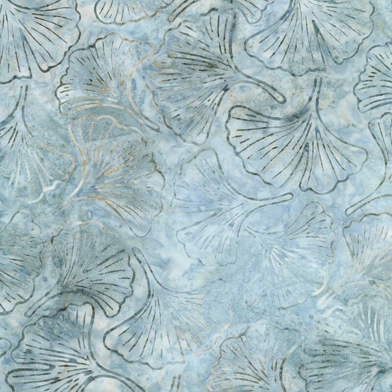 Morning Mist Batik fabric: Slate Morning Mist Batik fabric: Slate