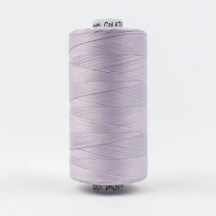 Konfetti Thread: 50wt 3 ply 100% Cotton. 1000m Spool Light Mauve