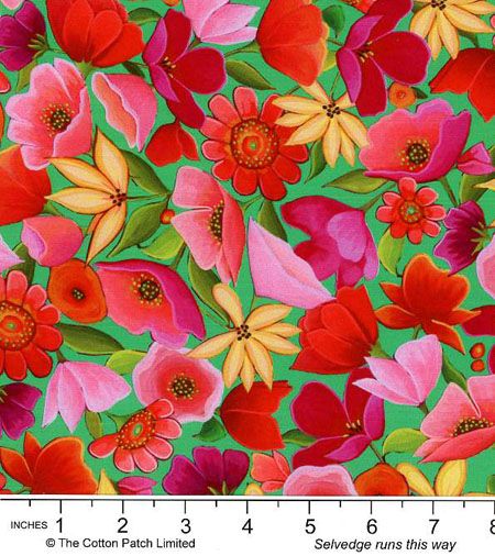 Modern Florals fabric: Wild Beauty Modern Florals fabric: Wild Beauty