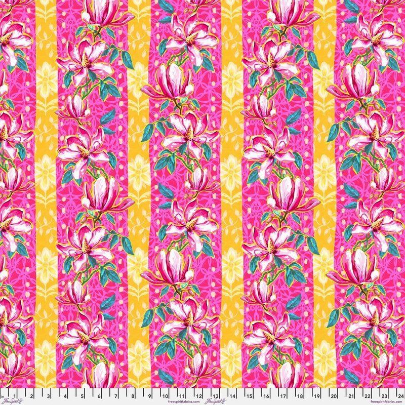 Festival Fabric: Magnolias, Pink Festival Fabric: Magnolias, Pink