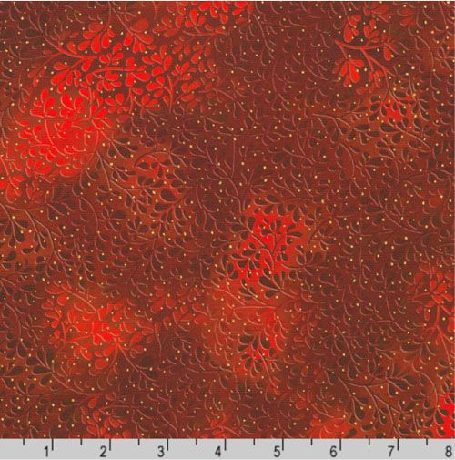 Mixed Metallics fabric: Cranberry