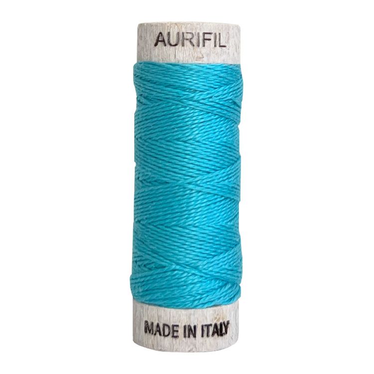 Aurifil 8 Cotton Thread 5005 Bright Turquoise