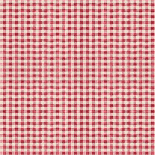 Tilda fabric: Creating Memories Winter Gingham Red