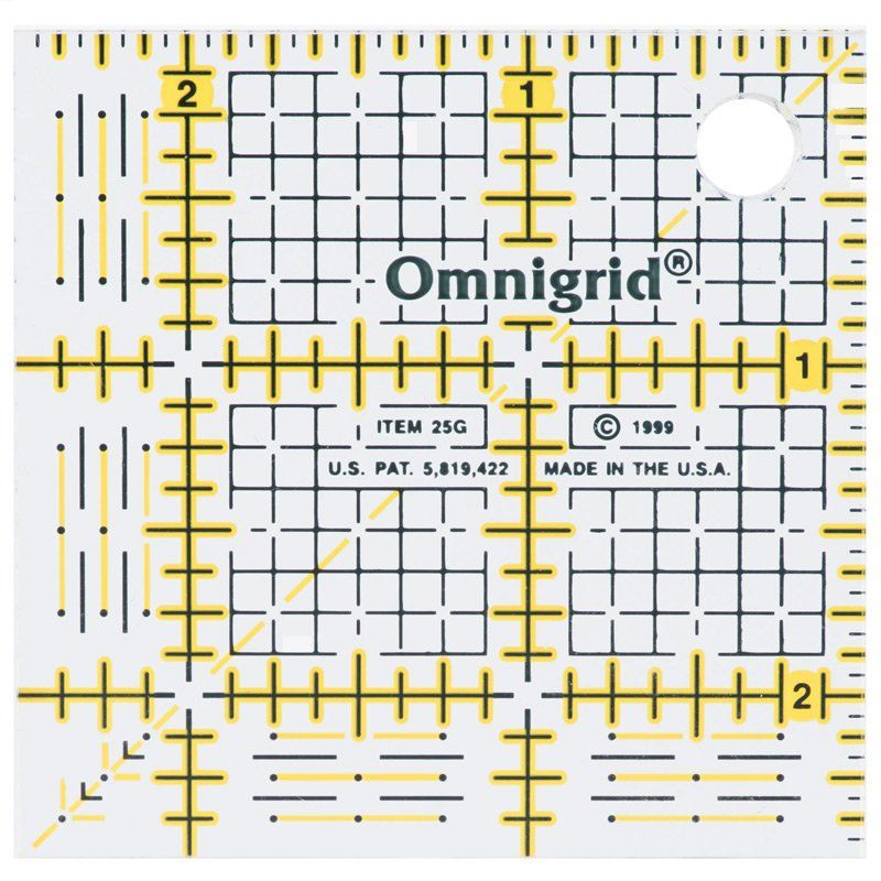 Omnigrid 2.5" x 2.5" Mini Square with Grid