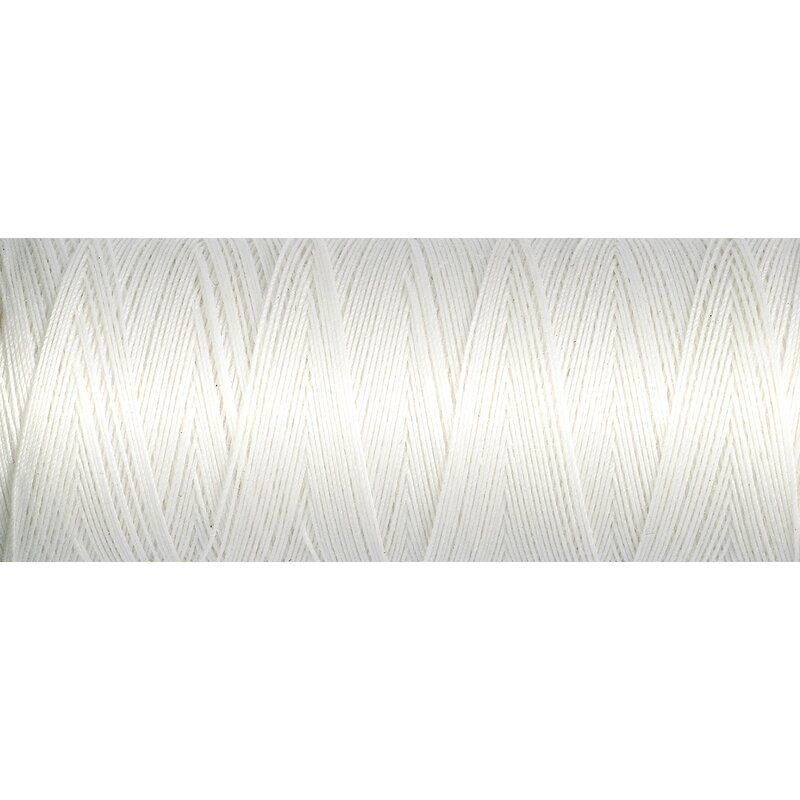 Gutermann Natural Cotton 50 Weight Thread 100m 5709, White