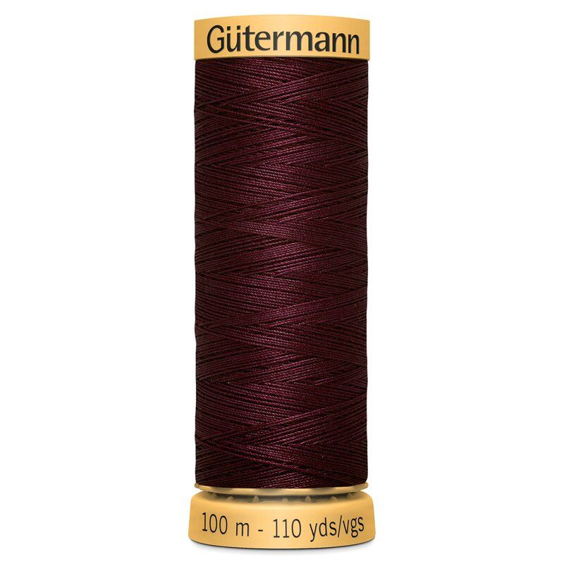 Gutermann Natural Cotton 100m Dark Purple Col 3032 Gutermann Natural Cotton 100m Dark Purple Col 3032
