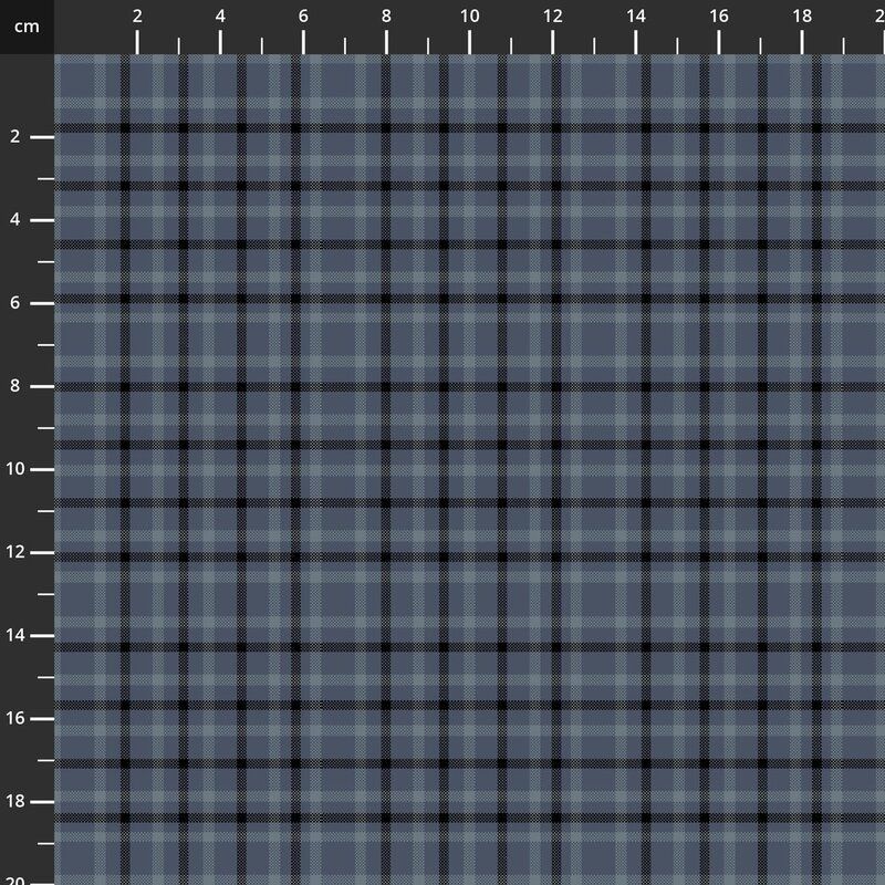 One S1ster Yarn Dyes Fabrics: Window Pane Plaid, Blue
