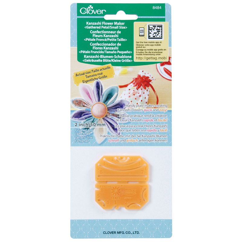 Clover Kanzashi Flower Maker Gathered Petal Small